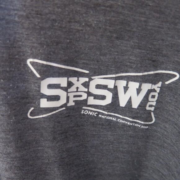 SONIC DRIVE IN National Convention Shirt Size XL Long Sleeve 1/4 Zip Gray - Picture 2 of 9